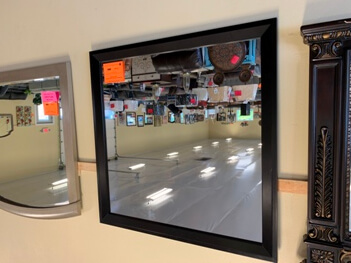 Homelegance Espresso Finish Hardwood Mirror