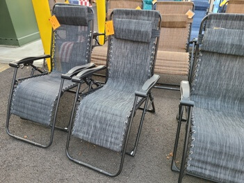 Charcoal Zero-Gravity Recliner