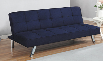 Coaster Blue Fabric Sofa Bed