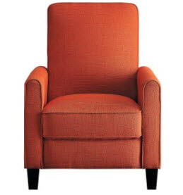 Homelegance Darcel Orange Pushback Recliner