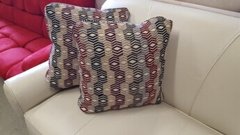 Netural Diamonds Throw Pillows (set of 2)