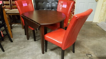 Encore Home Furnishings Search Results Cuccino Finish Drop Leaf Dining Table Blemish