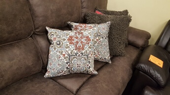 Coaster Tapestry Earth Tones Throw Pillows (set of 2)