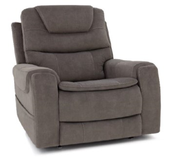 Mega Motion NM3900 Lay-Flat Lift Chair with Heat in Elephant Grey