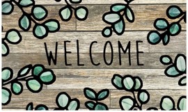 Mohawk Eucalyptus Branch Welcome Mat 18x30