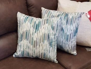 Kelly Ripa Make It Rain Blue & Green Tones Throw Pillow