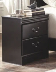 Ashley Guthrie Black 2-Drawer Nightstand (blemish)