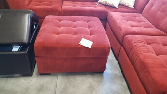 Jonathan Louis Roxanne Gypsy Sunset Tufted Ottoman
