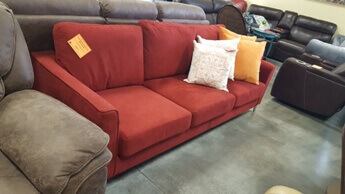 Homelegance Canaan Red Sofa
