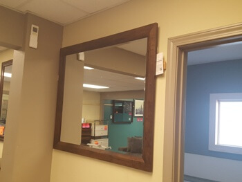 Homelegance Jerrick Hardwood Mirror (blemish)