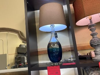 Ashley Jovanna Blue Table Lamp