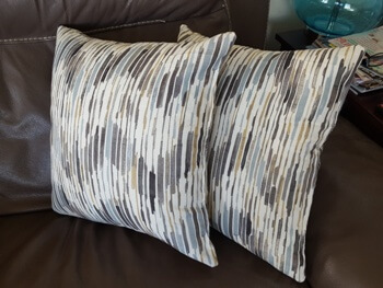 Kelly Ripa Make It Rain Earth Tones Throw Pillows (set of 2)
