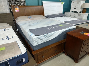 Abbyson Kieran Brown Queen Storage Bed (blemished)