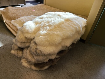 Faux Fur Area Rug Runner