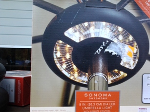 Outdoor Umbrella LED Light