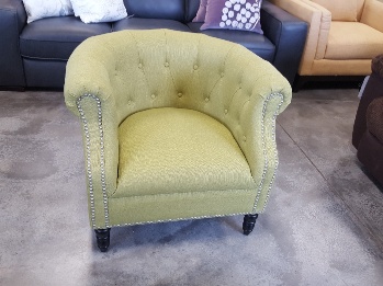 Chesterfield Lime Accent Chair