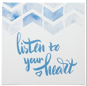 Ashley Listen to Your Heart Wall Art