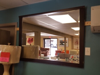 Modus Dark Cappuccino Finish Rectangular Mirror