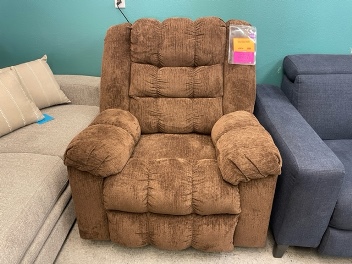 Ashley Ludden Cocoa Fabric Rocker/Recliner