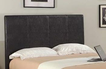 Mambo Chocolate Leatherette Full Headboard