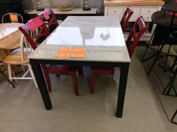 Modus Mayfair Rectangular Dining Table with Marble Top
