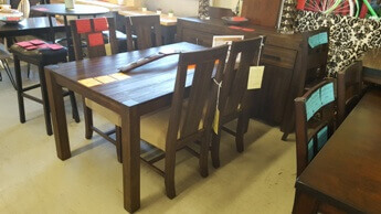 Modus Meadow Rosewood Dining Set with 4 Chairs