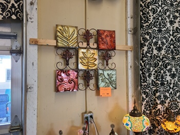Mulicolored Textured Metal Wall Art Panel