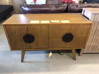 Metro Hardwood Console Cabinet