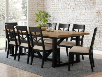 Integra Morrison Dining Set with 8 Chairs
