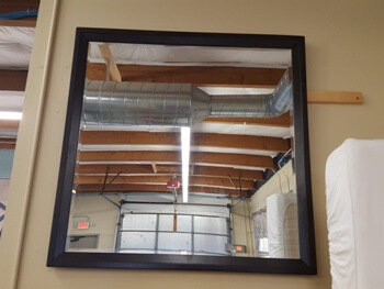 Dark Cappuccino Framed Mirror