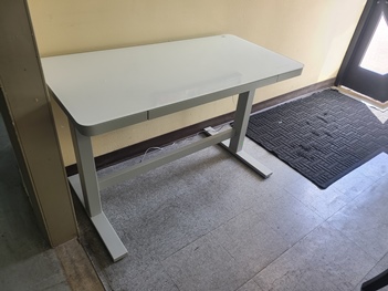 Twin Star White 48-Inch Desk (does not change height)