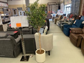 Faux 6.5-Foot Olive Tree (blemish)