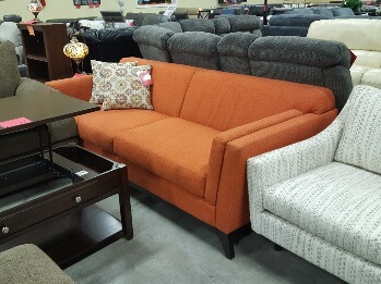 Jonathan Louis Vibe Zest Orange Sofa