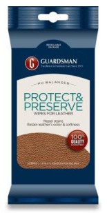 Guardsman Protect & Preserve Wipes for Leather (6 pack)