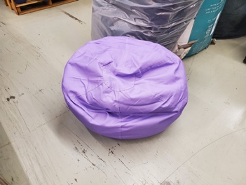 Kids Purple Bean Bag
