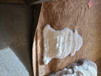 Small Faux Fur Area Rug
