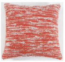 Rizzy Textured Red & White Throw Pillows (set of 2)