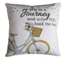 Rizzy Journey Throw Pillow