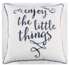 Rizzy Little Things Throw Pillow