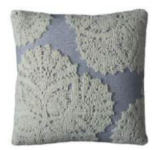 Rizzy Lavender Throw Pillows with White Stitched Accents (set of 2)