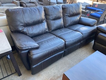 Jason Furniture Tomlin Leather Power Reclining Sofa (blemish)
