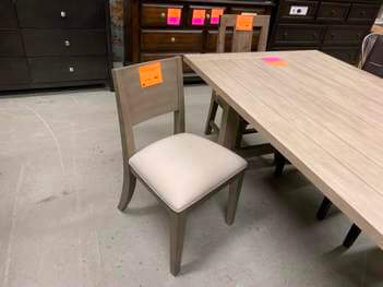 Home Meridian Tribeca Grey Side Chair