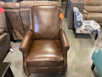 Great Leisure Valencia Cafe Brown Leather Recliner