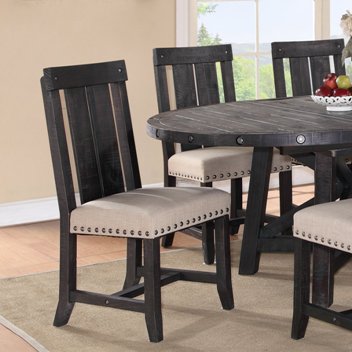 Modus Yosemite Hardwood Back Side Chairs with Beige Upholstery (set of 2)