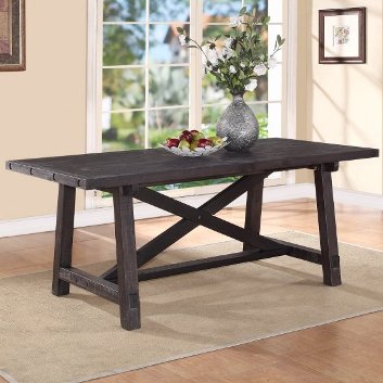 Modus Yosemite Café Rectangular Dining Table with Leaf